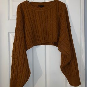 Dark orange sweater